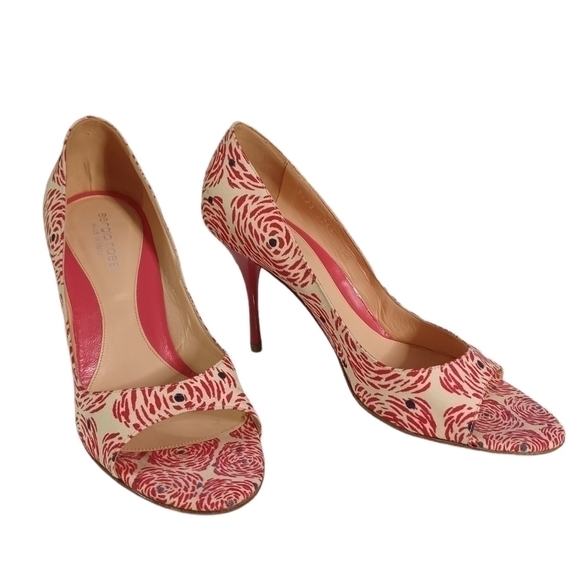 Sergio ROSSI floral fabric heels - Picture 3 of 10